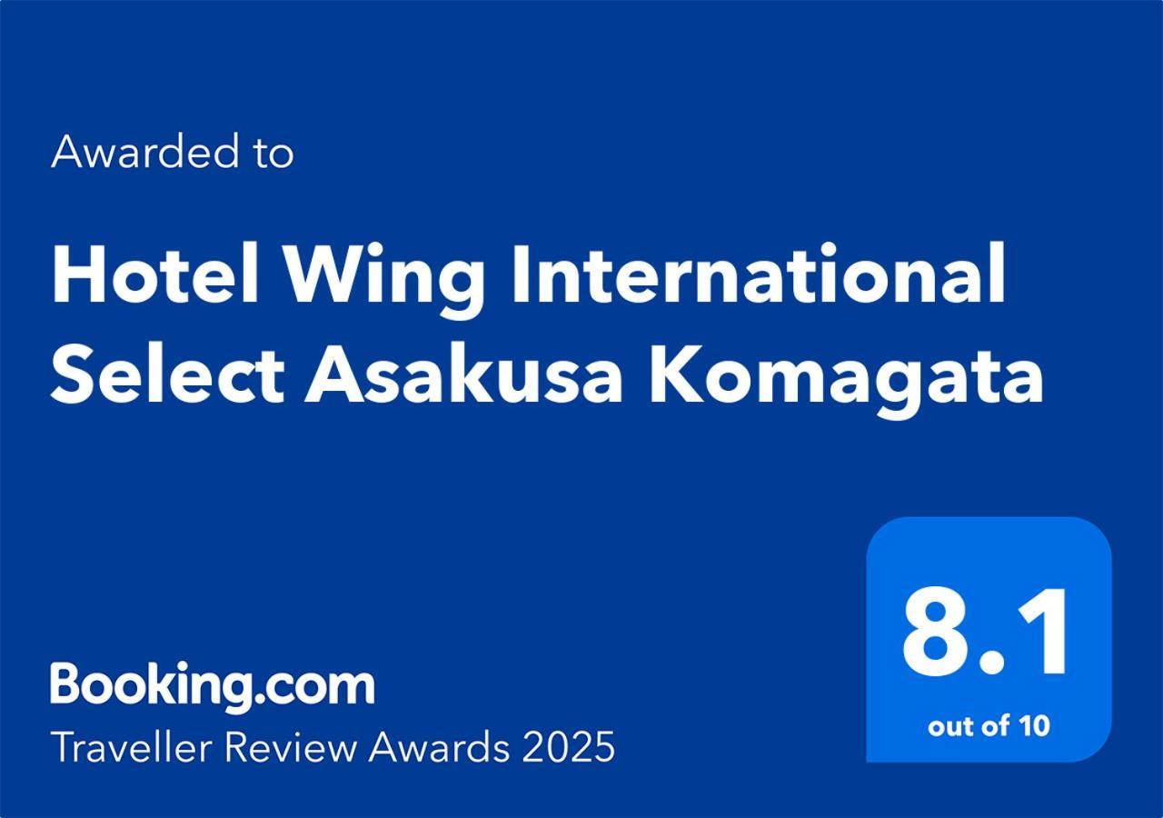 Hotel Wing International Select Asakusa Komagata Tokyo Exterior photo